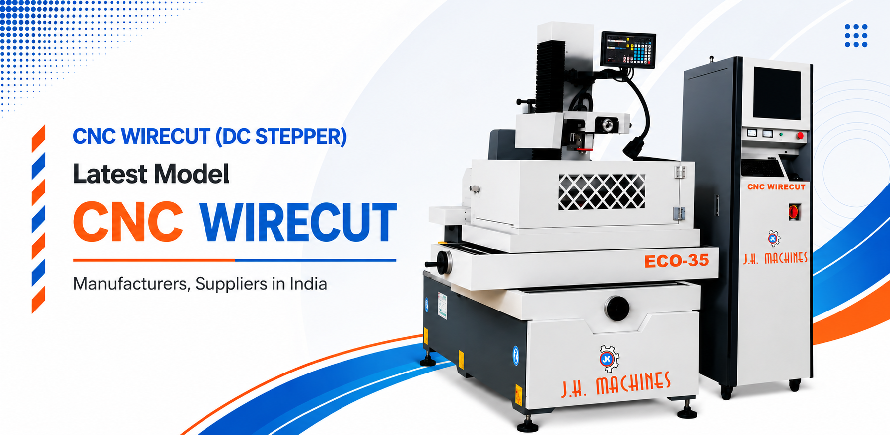 CNC EDM Fixed Table Moving Head (Double Head)